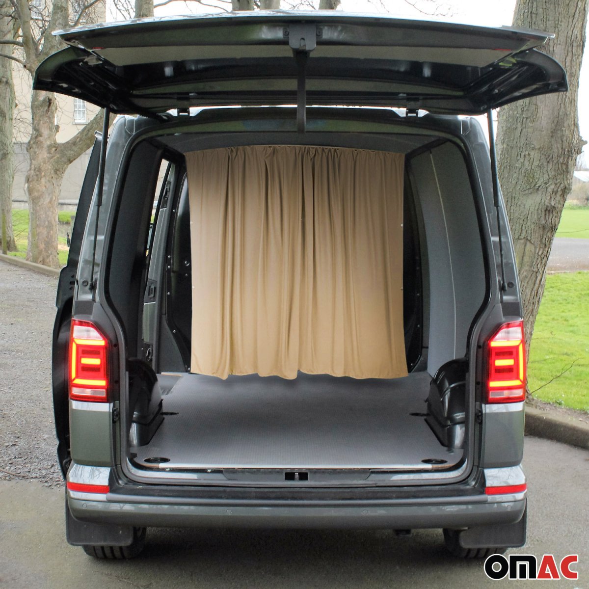 Mercedes Metris Cabin Curtain - Omac - Textile/Polyester 2 Curtains - 1 Profile 180x130 2016-2024